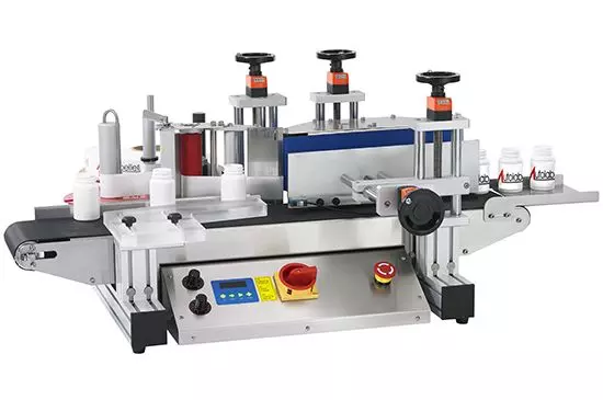 Neostarpack tabletop round bottle labeling machine
